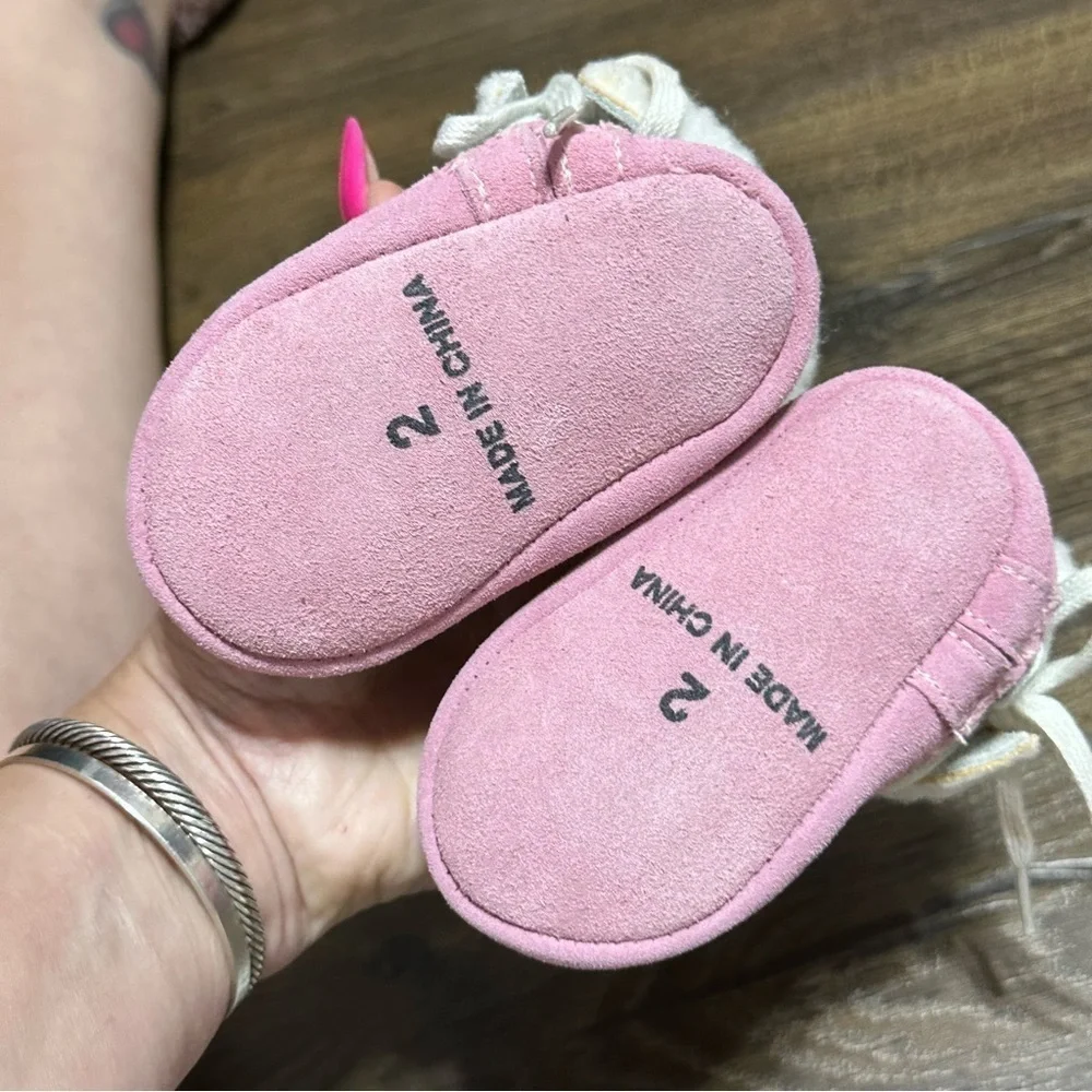 Girls suede vintage dead stock moccasins boots